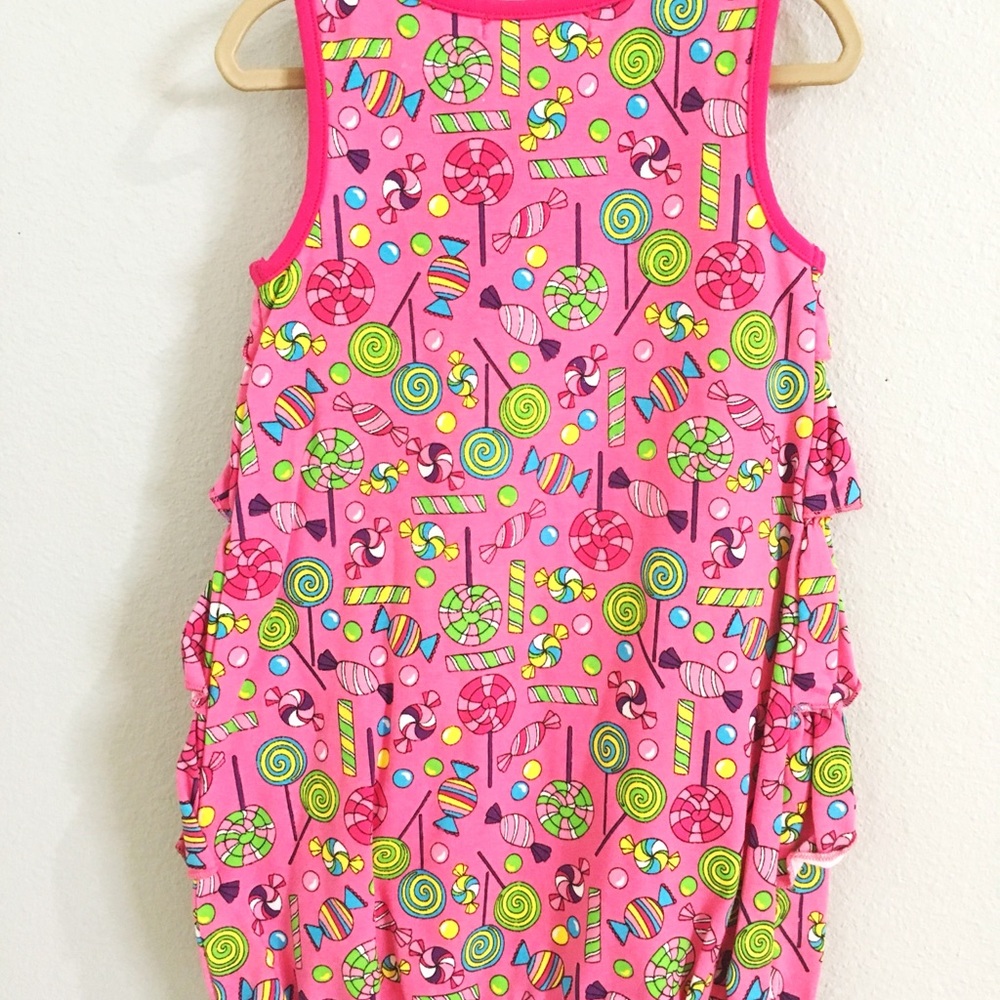 Jack and Jill pink Candy land baby girl romper 12M - Picture 4 of 5